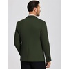 image:imageCOOFANDY Mens Casual Blazer Knit Sport Coat Lightweight Two Button Suit JacketForest Green