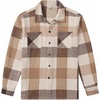image:imageCOOFANDY Mens Flannel Shirts Casual Button Down Plaid Shirt Jacket Long Sleeve Fleece Shacket with PocketsBuffalo Khaki