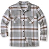 image:imageCOOFANDY Mens Flannel Shirts Casual Button Down Plaid Shirt Jacket Long Sleeve Fleece Shacket with PocketsDove Gray