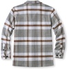 image:imageCOOFANDY Mens Flannel Shirts Casual Button Down Plaid Shirt Jacket Long Sleeve Fleece Shacket with PocketsDove Gray