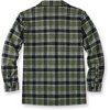 image:imageCOOFANDY Mens Flannel Shirts Casual Button Down Plaid Shirt Jacket Long Sleeve Fleece Shacket with PocketsLight Green