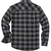 image:imageCOOFANDY Mens Flannel Shirts Long Sleeve Plaid Casual Button Down ShirtBuffalo Black Gray