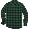 image:imageCOOFANDY Mens Flannel Shirts Long Sleeve Plaid Casual Button Down ShirtBuffalo Black Green