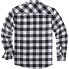 image:imageCOOFANDY Mens Flannel Shirts Long Sleeve Plaid Casual Button Down ShirtBuffalo Black White