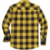 image:imageCOOFANDY Mens Flannel Shirts Long Sleeve Plaid Casual Button Down ShirtBuffalo Black Yellow