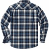 image:imageCOOFANDY Mens Flannel Shirts Long Sleeve Plaid Casual Button Down ShirtPlaid  Blue White