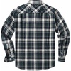 image:imageCOOFANDY Mens Flannel Shirts Long Sleeve Plaid Casual Button Down ShirtPlaid  White Green