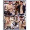 image:imageCOOFANDY Mens Waffle Long Sleeve Shirt Crew Neck TShirts Cotton Tee ShirtsKhaki