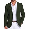 image:imageCOOFANDY Mens Casual Blazer Knit Sport Coat Lightweight Two Button Suit JacketForest Green
