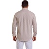 image:imageCOOFANDY Big and Tall Mens Dress Shirts Long Sleeve Plaid Button Down Shirt Bussiness Casual ShirtsKhaki White Black Plaid
