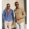 image:imageCOOFANDY Mens Casual Button Down Denim Shirts Long Sleeve Untucked Stretch Dress ShirtDeep Blue