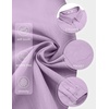 image:imageCOOFANDY Mens Casual Button Down Denim Shirts Long Sleeve Untucked Stretch Dress ShirtLight Purple