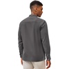 image:imageCOOFANDY Mens Cuban Guayabera Shirt Casual Long Sleeve Button Down Shirts Band Collar Linen Summer Beach ShirtDark Grey