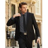 image:imageCOOFANDY Mens Long Sleeve Button Down Shirts Casual Untucked Shirts for Men Dress Shirts Beach Wedding ShirtsBlack Greysquare