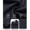 image:imageCOOFANDY Mens Long Sleeve Button Down Shirts Casual Untucked Shirts for Men Dress Shirts Beach Wedding ShirtsBlack Plaid