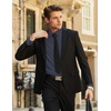 image:imageCOOFANDY Mens Long Sleeve Button Down Shirts Casual Untucked Shirts for Men Dress Shirts Beach Wedding ShirtsNavywhite