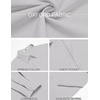 image:imageCOOFANDY Mens Oxford Shirt Long Sleeve Casual Button Down Shirts Soild Dress Shirts with PocketGrey