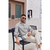 image:imageCOOFANDY Mens Oxford Shirt Long Sleeve Casual Button Down Shirts Soild Dress Shirts with PocketGrey