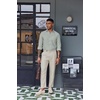 image:imageCOOFANDY Mens Oxford Shirt Long Sleeve Casual Button Down Shirts Soild Dress Shirts with PocketLight Green
