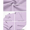 image:imageCOOFANDY Mens Oxford Shirt Long Sleeve Casual Button Down Shirts Soild Dress Shirts with PocketLight Purple