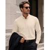 image:imageCOOFANDY Mens Oxford Shirt Long Sleeve Dress Shirt Casual Button Down ShirtBeige