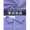 image:imageCOOFANDY Mens Oxford Shirt Long Sleeve Dress Shirt Casual Button Down ShirtDenim Blue