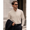 image:imageCOOFANDY Mens Oxford Shirt Long Sleeve Dress Shirt Casual Button Down ShirtKhaki