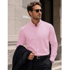 image:imageCOOFANDY Mens Oxford Shirt Long Sleeve Dress Shirt Casual Button Down ShirtPink