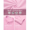 image:imageCOOFANDY Mens Oxford Shirt Long Sleeve Dress Shirt Casual Button Down ShirtPink