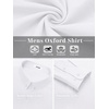 image:imageCOOFANDY Mens Oxford Shirt Long Sleeve Dress Shirt Casual Button Down ShirtWhite