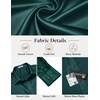 image:imageCOOFANDY Mens Satin Dress Shirts Long Sleeve Shiny Button Down ShirtGreen