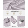 image:imageCOOFANDY Mens Satin Dress Shirts Long Sleeve Shiny Button Down ShirtLight Gray