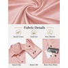 image:imageCOOFANDY Mens Satin Dress Shirts Long Sleeve Shiny Button Down ShirtPink