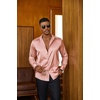 image:imageCOOFANDY Mens Satin Dress Shirts Long Sleeve Shiny Button Down ShirtPink