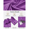 image:imageCOOFANDY Mens Satin Dress Shirts Long Sleeve Shiny Button Down ShirtPurple