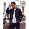image:imageCOOFANDY Mens Shirt Jacket Long Sleeve Button Down Shirt for Mens ShacketsBlack