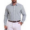 White Navy Grey Green Plaid