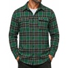 image:imageCOOFANDY Mens Flannel Shirts Long Sleeve Plaid Button Down Shirt Cotton Casual Work Shirts with PocketsGreenyellow