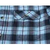 image:imageCOOFANDY Mens 635 oz Flannel Shirts Long Sleeve Button Down Shirt Casual Shirts Work Shirts for MenBlueBlack Plaid