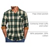 image:imageCOOFANDY Mens 635 oz Flannel Shirts Long Sleeve Button Down Shirt Casual Shirts Work Shirts for MenGreen