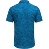 image:imageCOOFANDY Mens Hawaiian Shirts Short Sleeve Button Down Vacation ShirtsBluebanana Leaf
