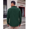 image:imageCOOFANDY Mens Lightweight Button Down Shirt Jacket Casual Shacket OvershirtGreen