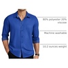 image:imageCOOFANDY Mens Long Sleeve Dress Shirts Untucked Business Casual ShirtsOcean