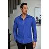 image:imageCOOFANDY Mens Long Sleeve Dress Shirts Untucked Business Casual ShirtsOcean