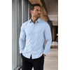 image:imageCOOFANDY Mens Muscle Fit Dress Shirts Stretch Long Sleeve Button Down ShirtLight Blue