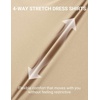 image:imageCOOFANDY Mens Muscle Fit Dress Shirts Stretch Long Sleeve Button Down ShirtLight Khaki