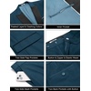 image:imageCOOFANDY Mens 2 Piece Suit One Button Tuxedo Jacket Dress Pants OutfitDeep Blue