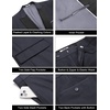 image:imageCOOFANDY Mens 2 Piece Suit One Button Tuxedo Jacket Dress Pants OutfitDeep Grey