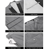 image:imageCOOFANDY Mens 2 Piece Suit One Button Tuxedo Jacket Dress Pants OutfitLight Grey