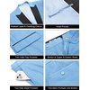 image:imageCOOFANDY Mens 2 Piece Suit One Button Tuxedo Jacket Dress Pants OutfitSky Blue